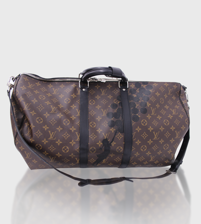 Louis Vuitton Bandouliere 55 Keepall / Custom Art
