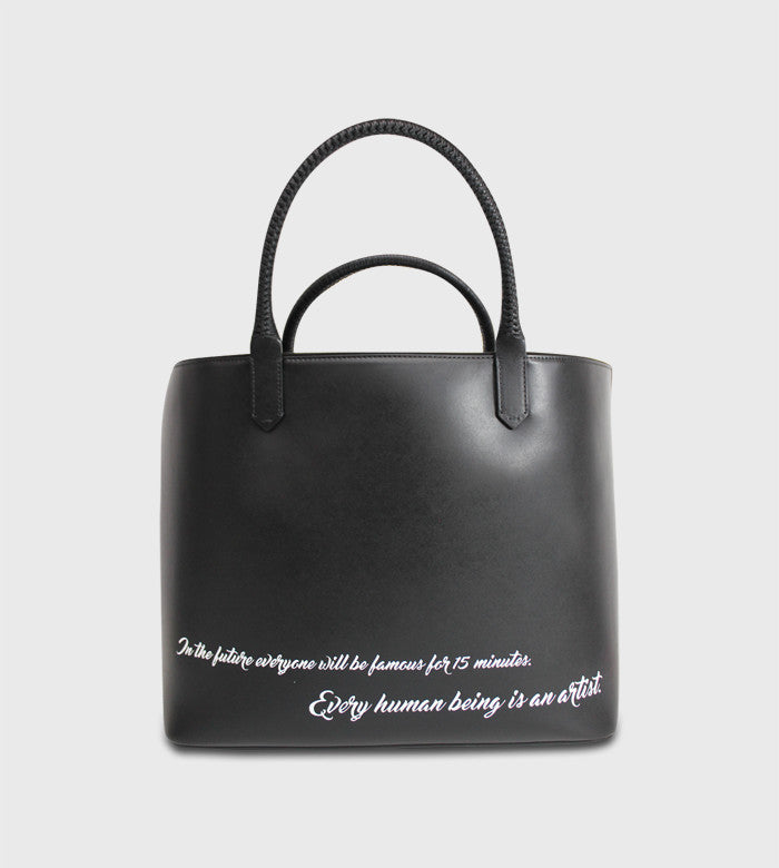 Givenchy Black Antigona Tote / Custom Art