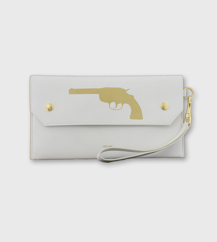 Celine Clutch / Custom Art