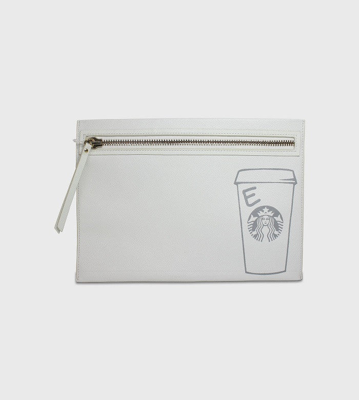 Barney's White Clutch / Custom Art + Lettering