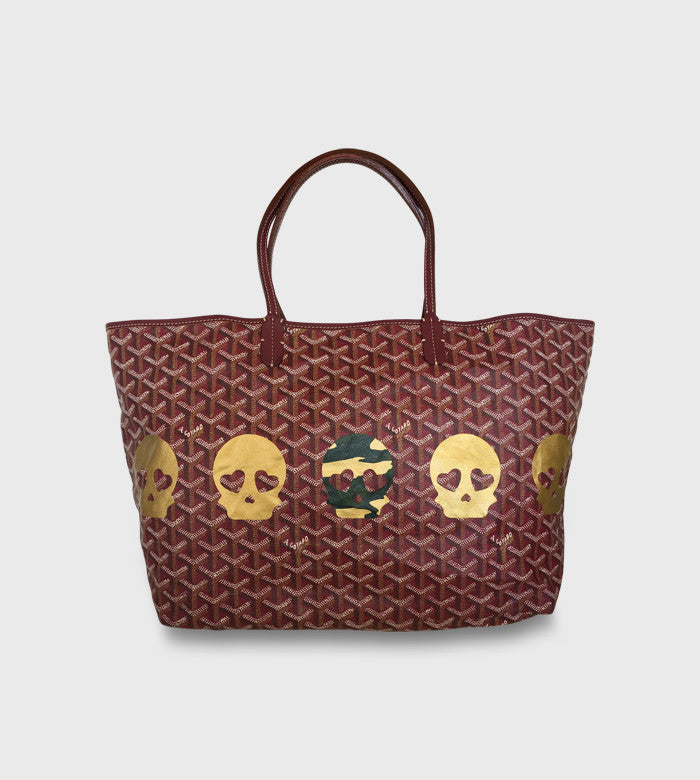 Goyard St. Louis Tote / Custom Art