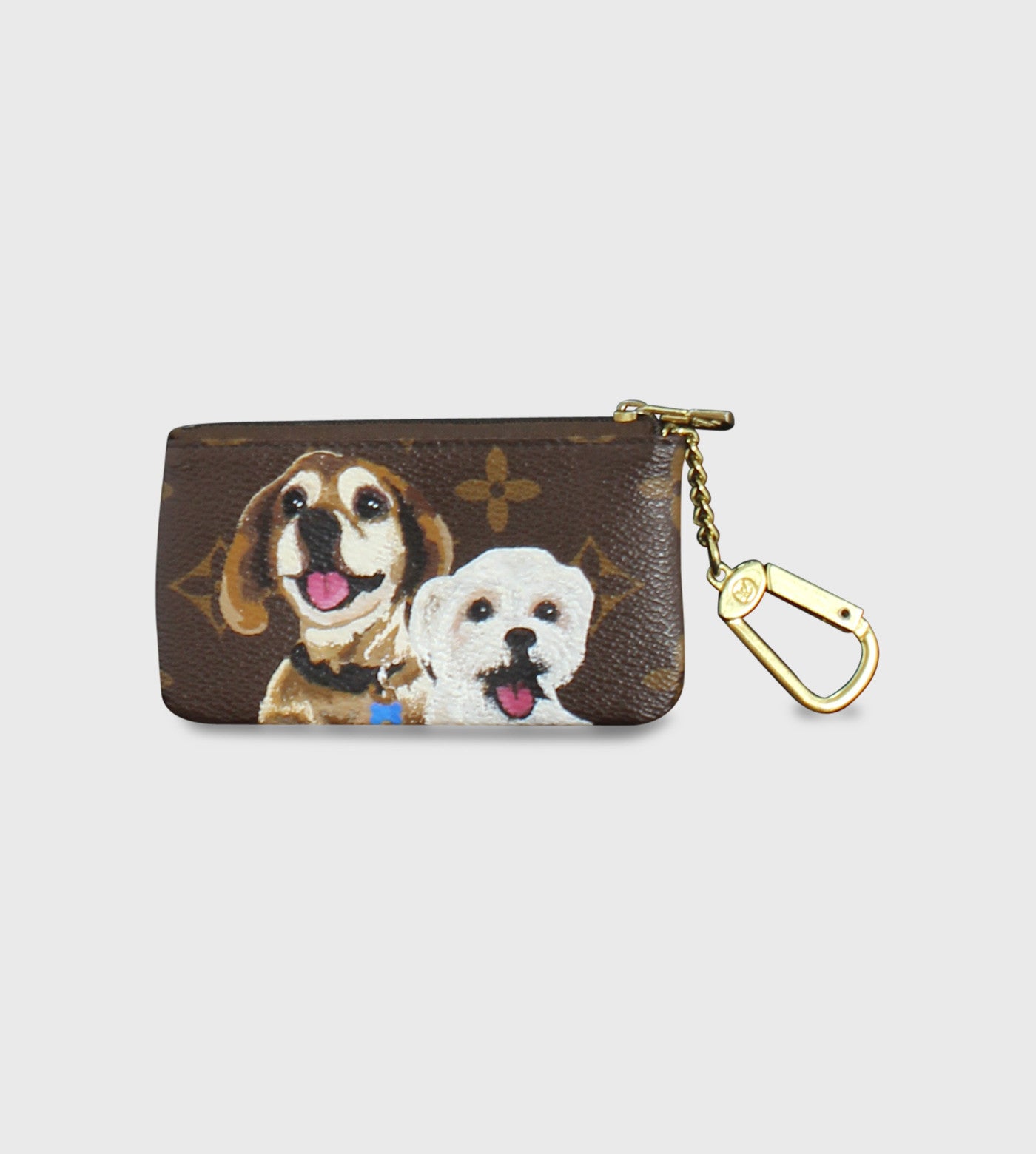 Louis Vuitton Key Pouch / Custom Art